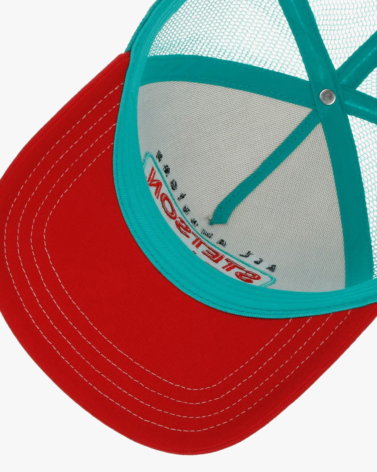Stetson Diner Trucker Cap - Red / Ecru