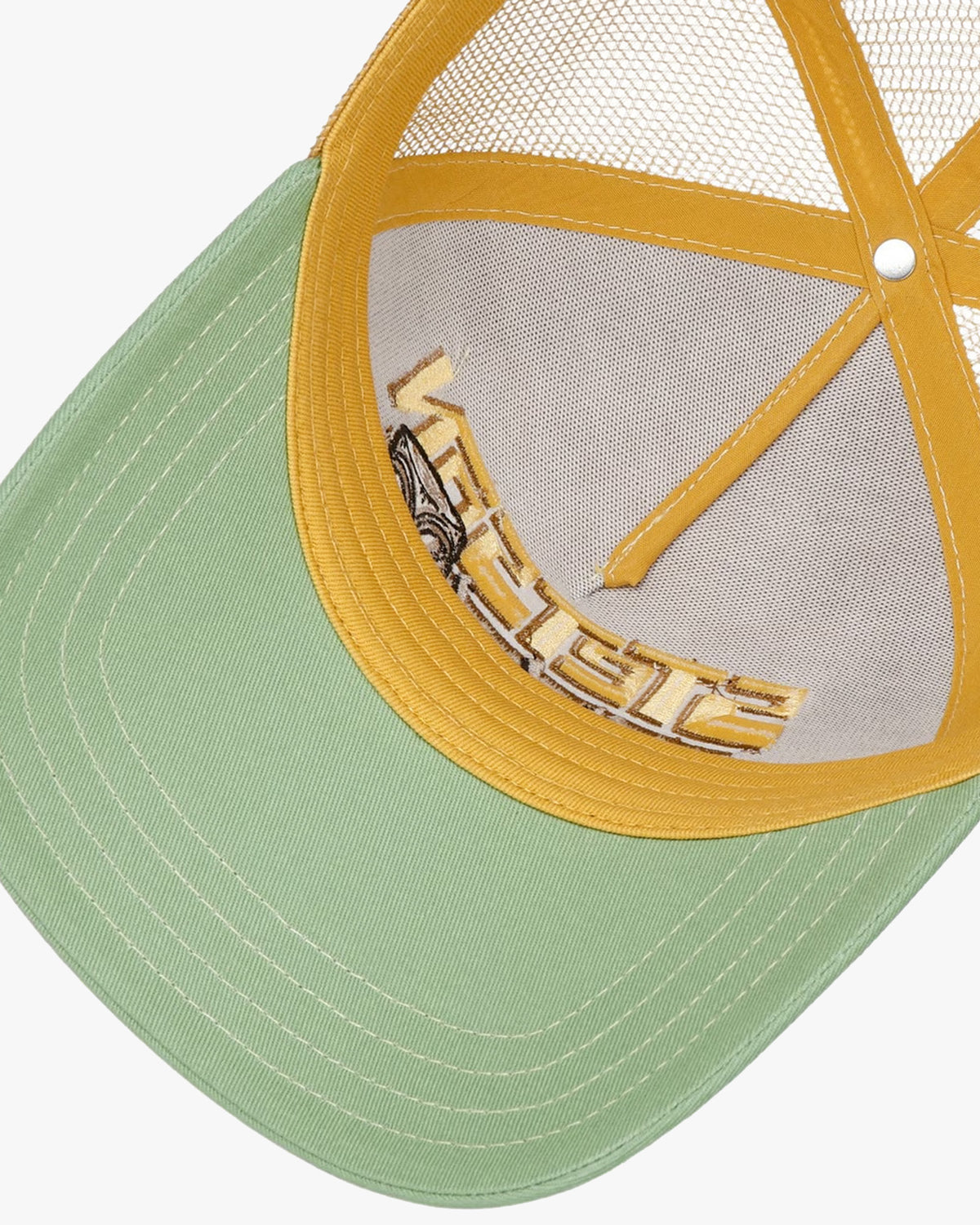 Stetson Honolulu Trucker Cap - Orange / Green
