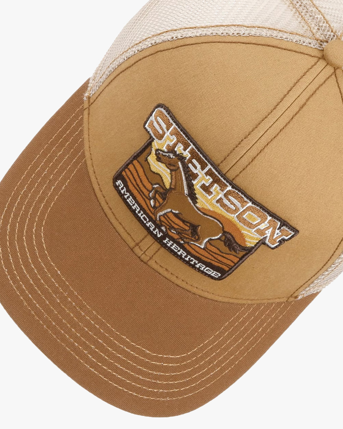 Stetson Mustang Baseball Cap - Brown / Beige