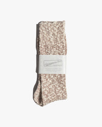Anonymous Ism Lightweight Slub Crew Socks - Khaki