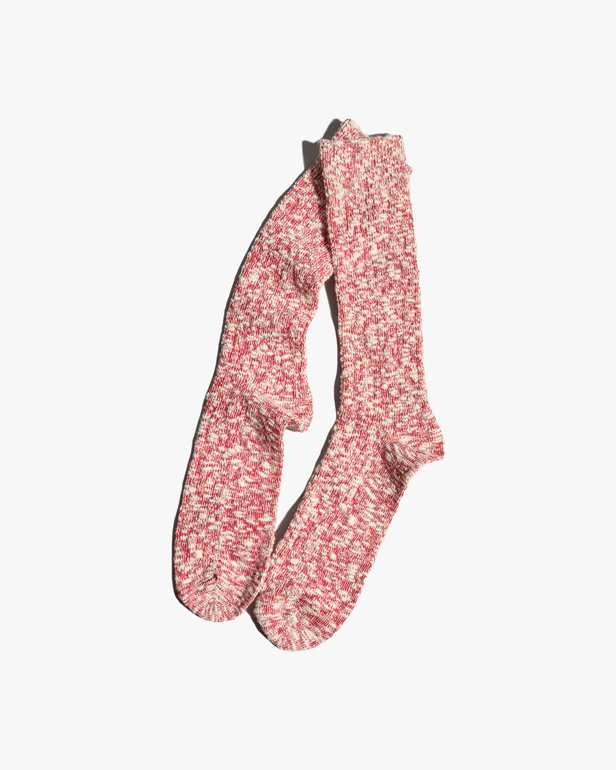 Anonymous Ism Lightweight Slub Crew Socks - Red