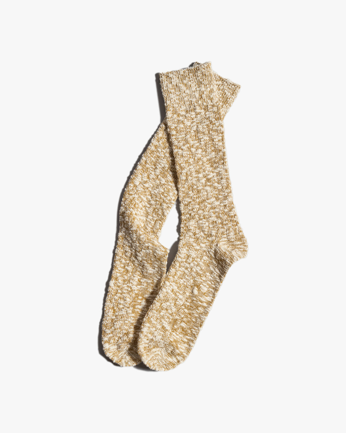 Anonymous Ism Lightweight Slub Crew Socks - Beige