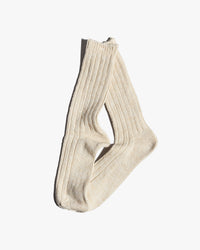 Anonymous Ism Classic Slub Crew Socks - Off White