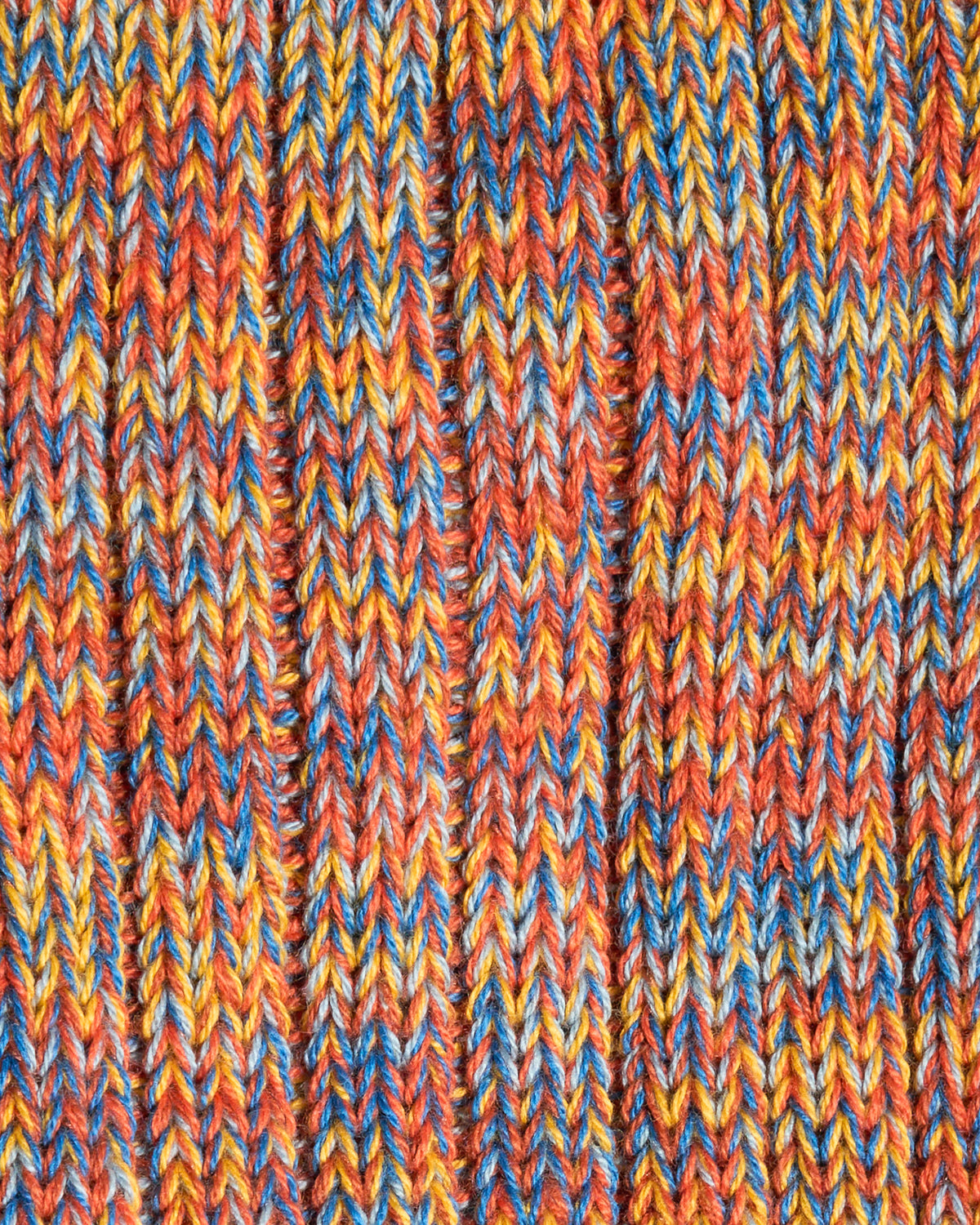 Anonymous Ism 5 Colour Mix Crew Socks - Orange