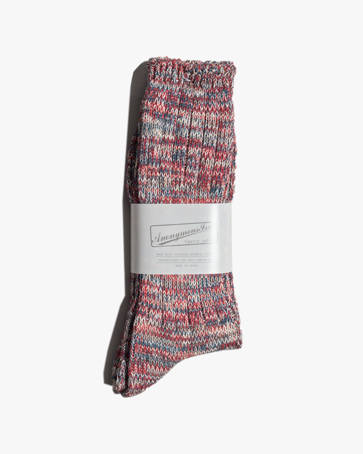 Anonymous Ism 5 Colour Mix Crew Socks - Oatmeal