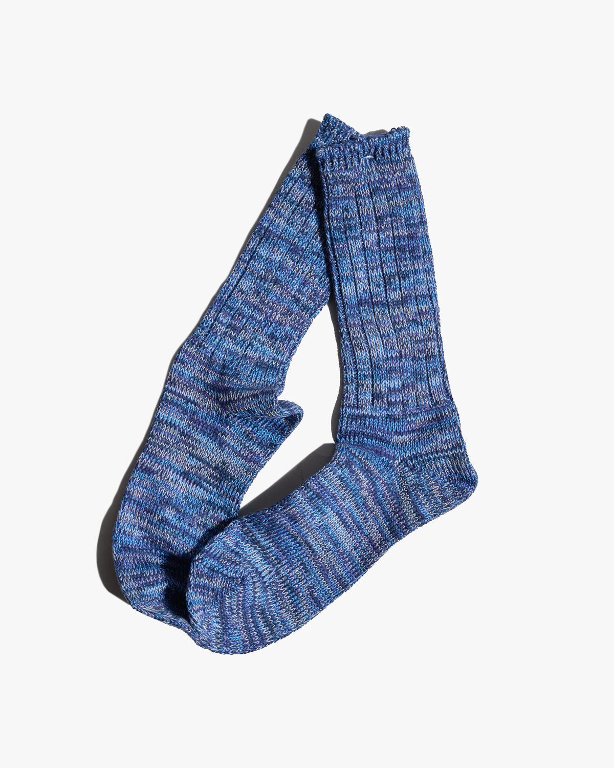 Anonymous Ism 5 Colour Mix Crew Socks - Navy