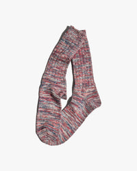 Anonymous Ism 5 Colour Mix Crew Socks - Oatmeal