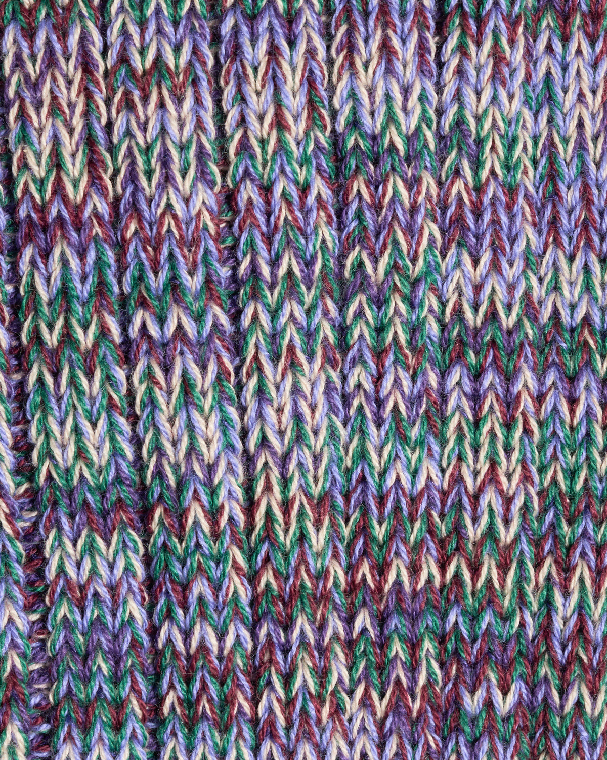 Anonymous Ism 5 Colour Mix Crew Socks - Purple