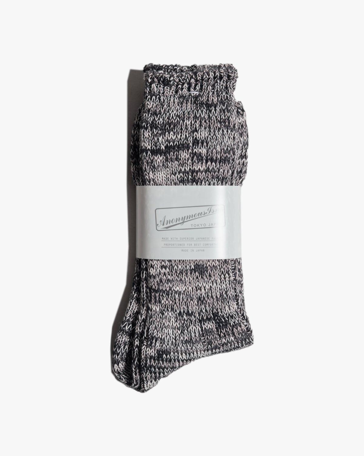 Anonymous Ism 5 Colour Mix Crew Socks - Black