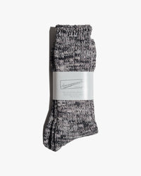 Anonymous Ism 5 Colour Mix Crew Socks - Black