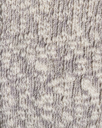 anonymous ism medium grey slub crew socks close up of knit texture