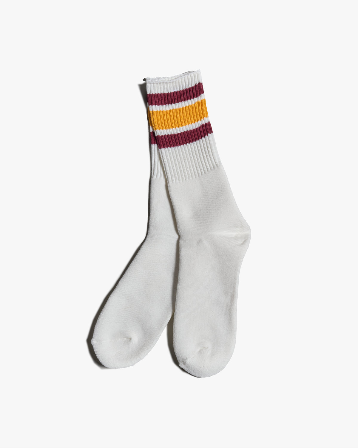 Anonymous Ism 3 Line Crew Socks - Yellow | Anonymous Ism Socks | JEANSTORE
