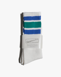Anonymous Ism 3 Line Crew Socks - Green Melange