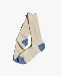 Anonymous Ism American Rib 3-Pack Crew Socks - Indigo | Anonymous Ism Socks | JEANSTORE