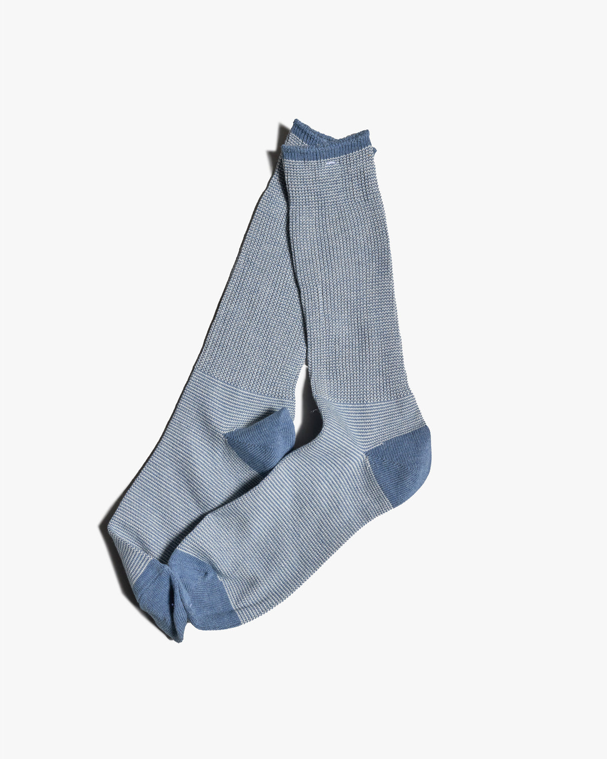 Anonymous Ism American Rib 3-Pack Crew Socks - Indigo | Anonymous Ism Socks | JEANSTORE