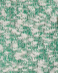 anonymous ism green slub crew socks close up of knit texture