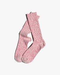 Anonymous Ism Lightweight Slub Crew Socks - Pink | Anonymous Ism Socks | JEANSTORE