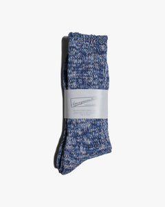 Anonymous Ism 5 Colour Mix Crew Socks - Navy