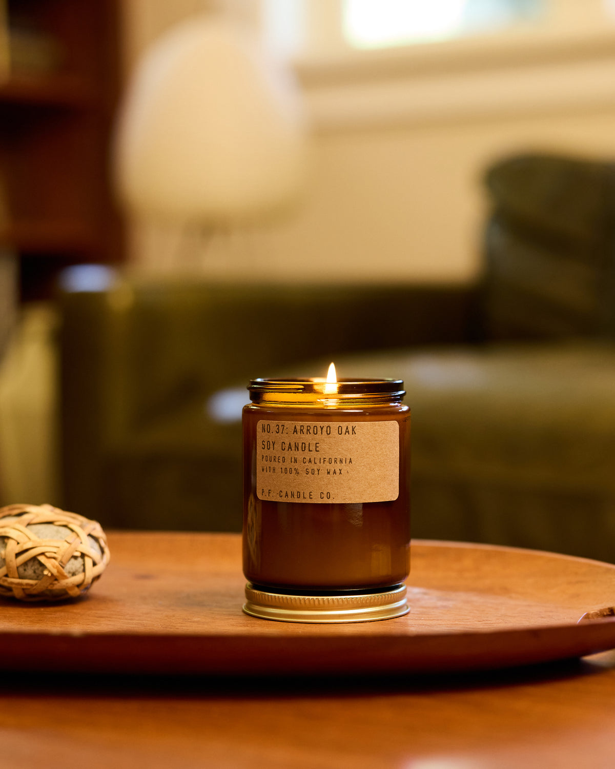P.F. Candle Co. 7.2oz Standard Jar Candle - Arroyo Oak