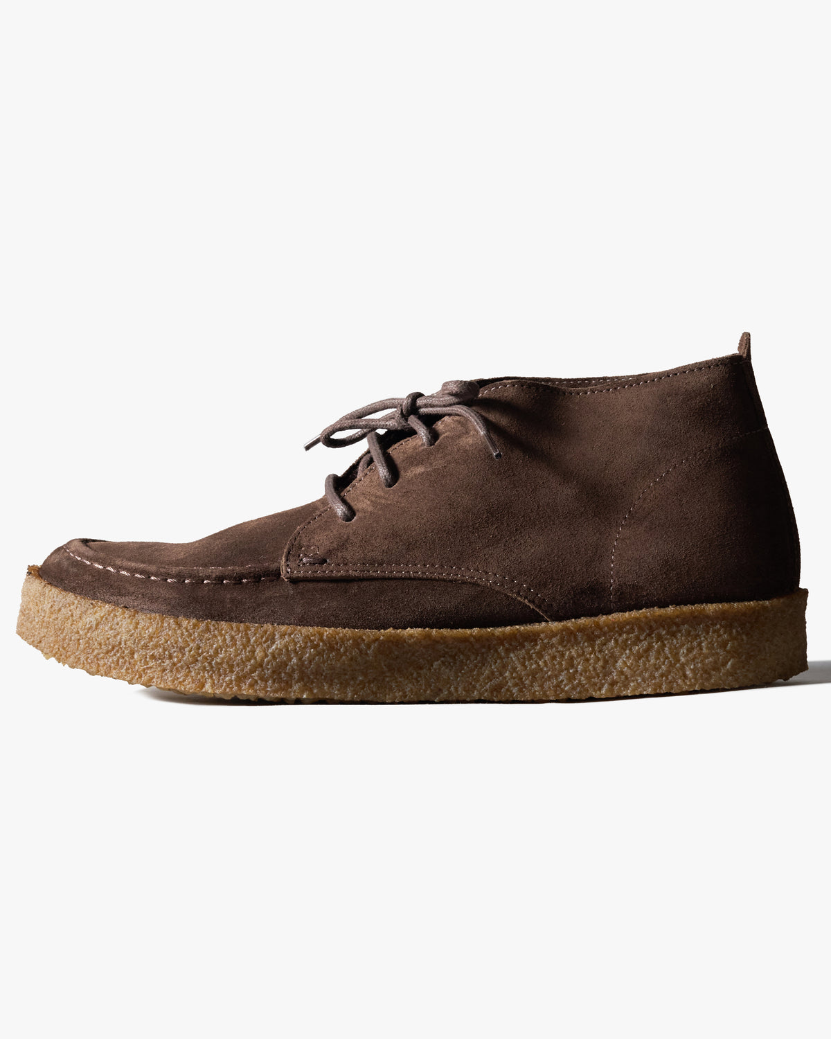 Astorflex Aliflex Moc Toe Desert Boots - Dark Chestnut