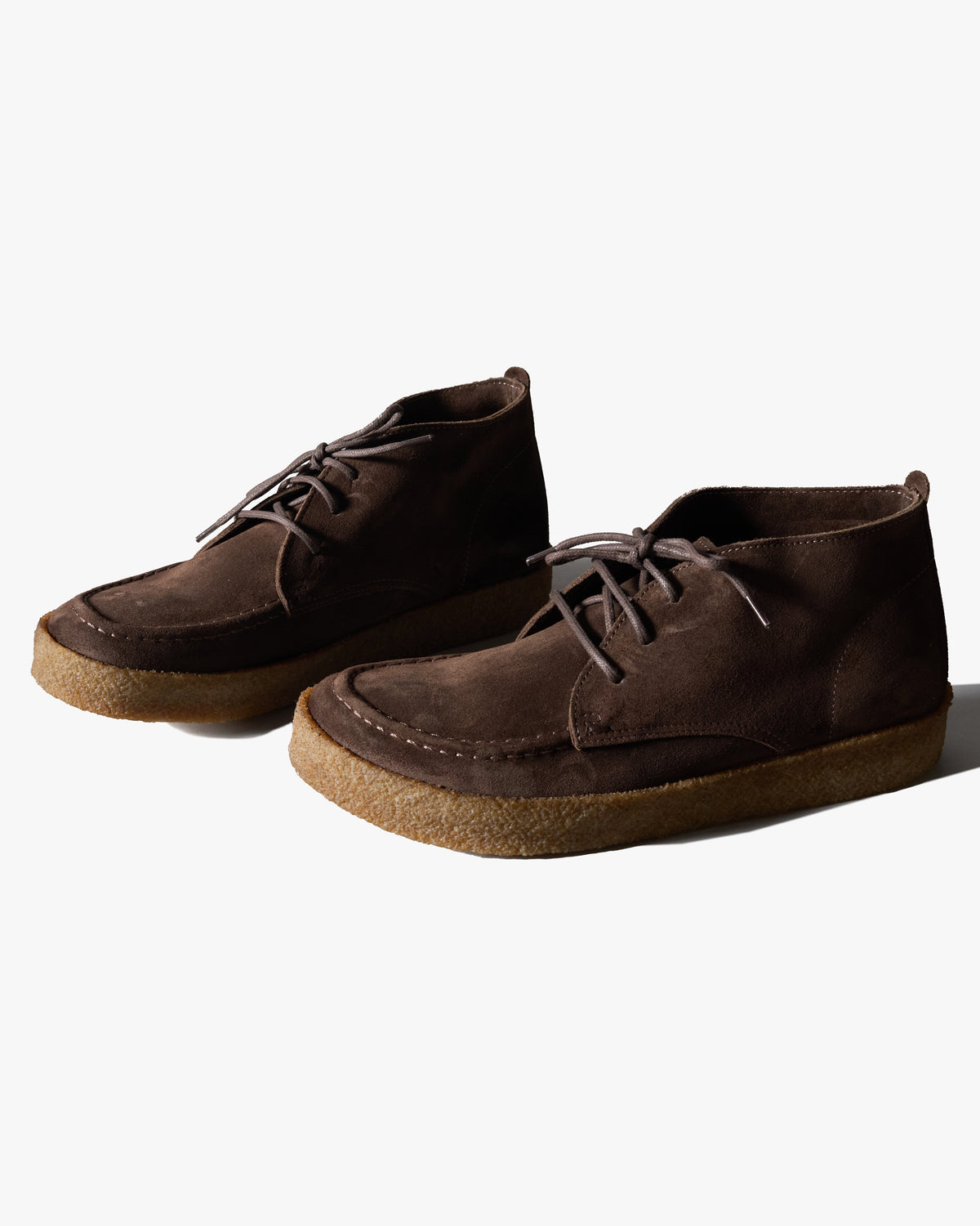 Astorflex Aliflex Moc Toe Desert Boots - Dark Chestnut