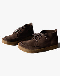 Astorflex Aliflex Moc Toe Desert Boots - Dark Chestnut