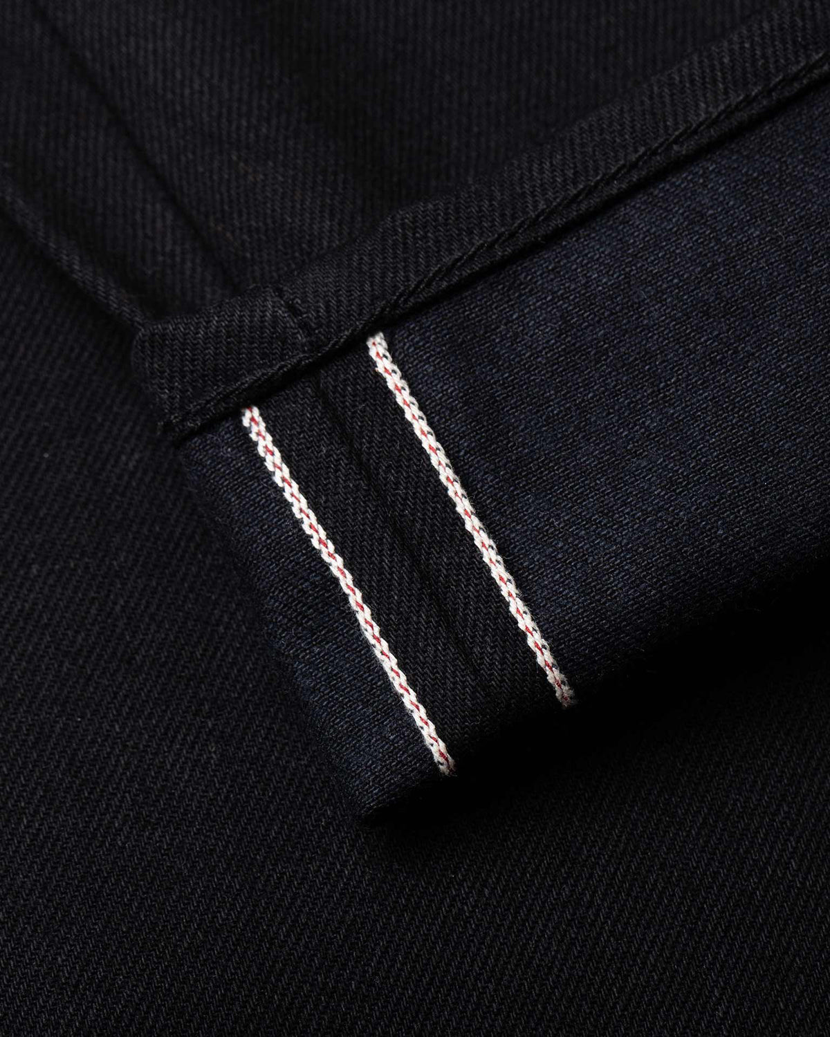 Benzak Denim Developers B-02 Regular Straight Mens Jeans - 13oz Black Slub Selvedge