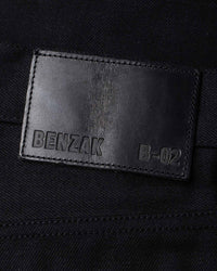 Benzak Denim Developers B-02 Regular Straight Mens Jeans - 13oz Black Slub Selvedge