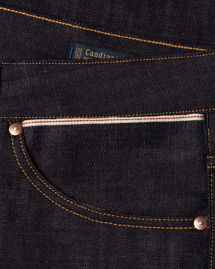 Benzak Denim Developers B-03 Regular Tapered Mens Jeans - 13oz Brown Cotton Selvedge
