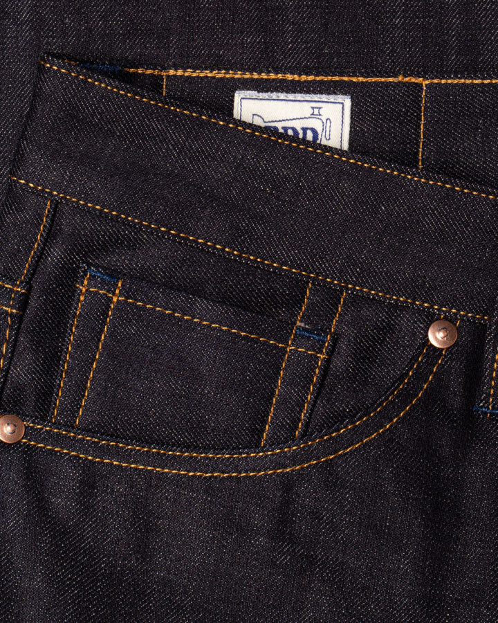 Benzak Denim Developers B-03 Regular Tapered Mens Jeans - 13oz Brown Cotton Selvedge