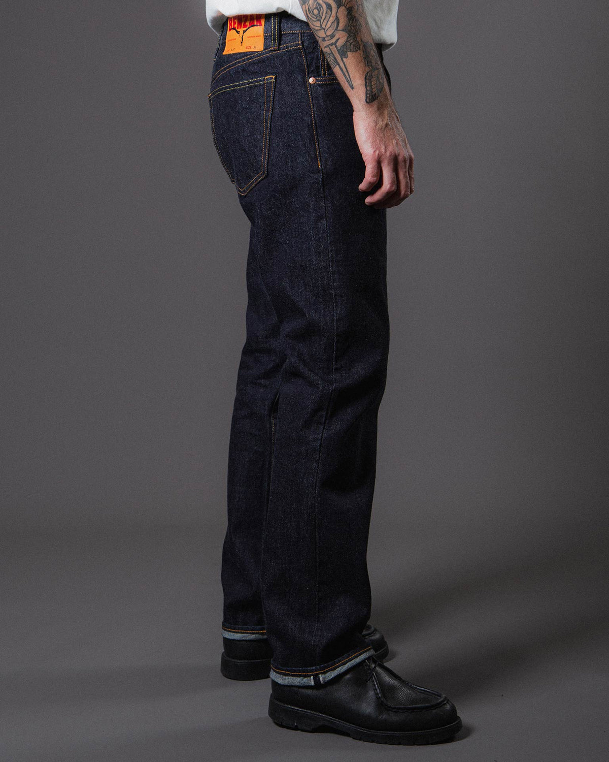 Benzak Denim Developers B-07 Relaxed Straight Mens Jeans - 14oz Forties Era Selvedge