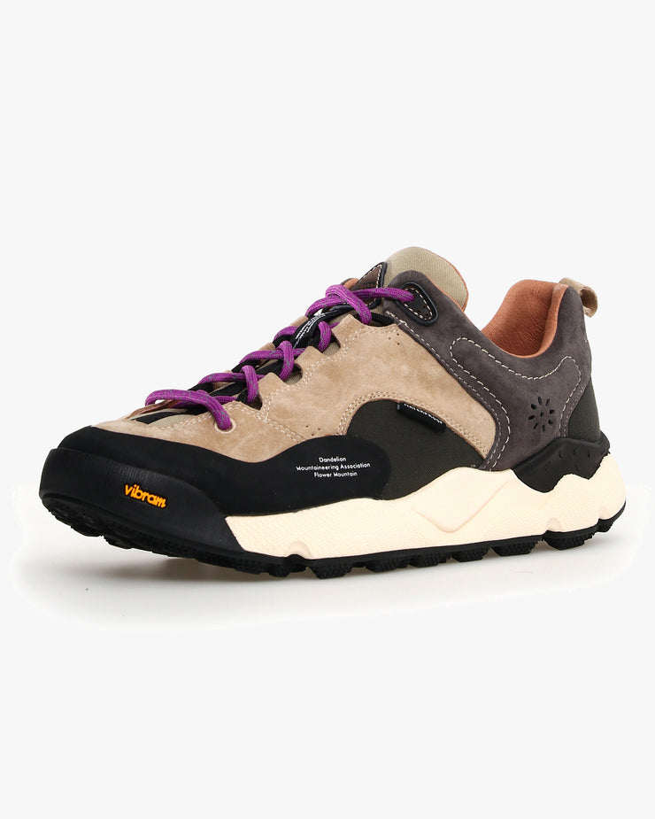 Flower Mountain Back Country Suede & Vintage Nylon - Grey / Anthracite