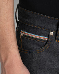 Naked & Famous Denim Super Guy Skinny Mens Jeans - Dia De Los Muertos Selvedge | Naked & Famous Denim Jeans | Jeanstore