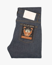 Naked & Famous Denim Weird Guy Regular Tapered Mens Jeans - Dia De Los Muertos Selvedge