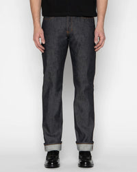 Naked & Famous Denim Weird Guy Regular Tapered Mens Jeans - Dia De Los Muertos Selvedge