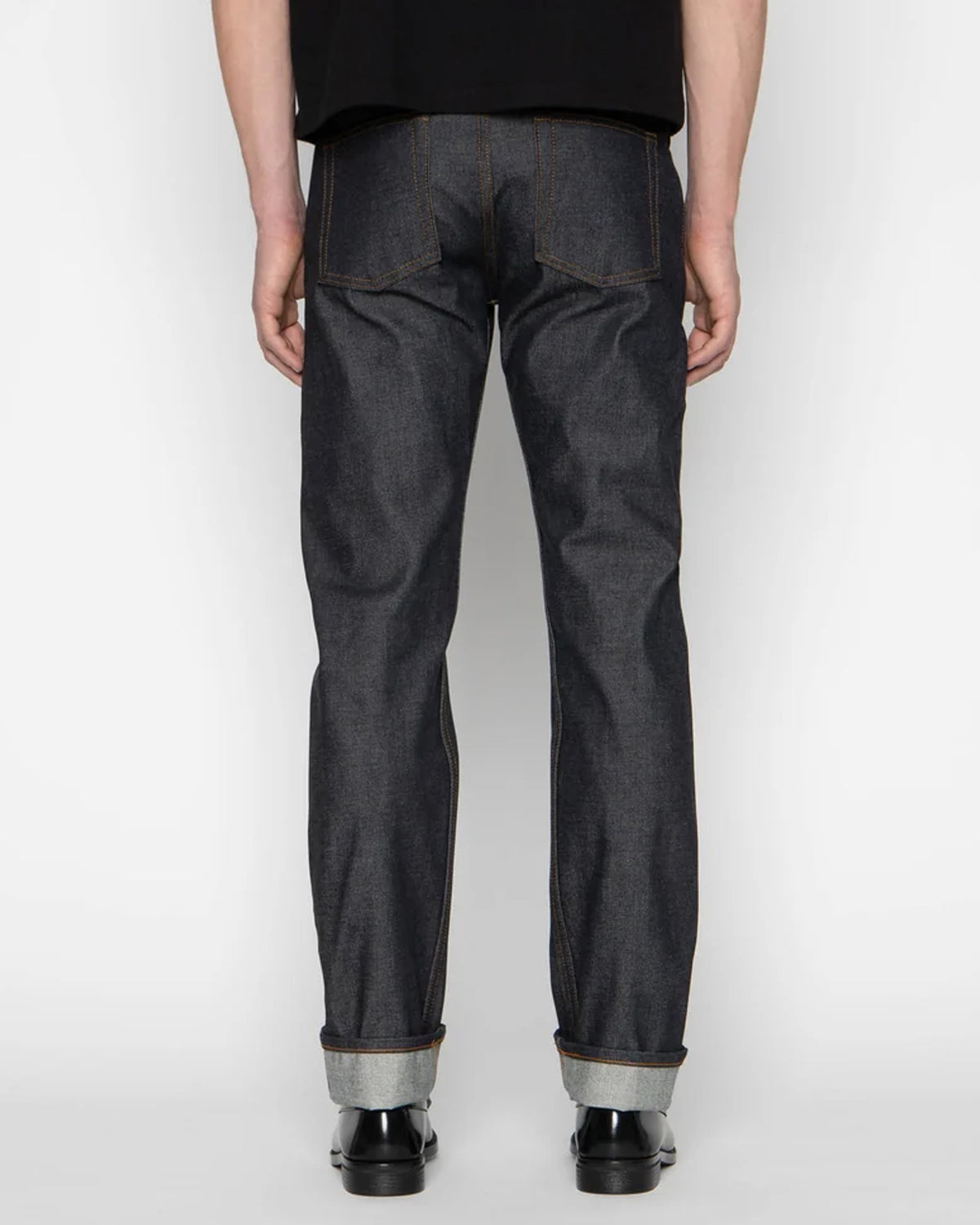 Naked & Famous Denim Weird Guy Regular Tapered Mens Jeans - Dia De Los Muertos Selvedge