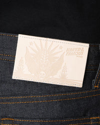 Naked & Famous Denim Weird Guy Regular Tapered Mens Jeans - Dia De Los Muertos Selvedge