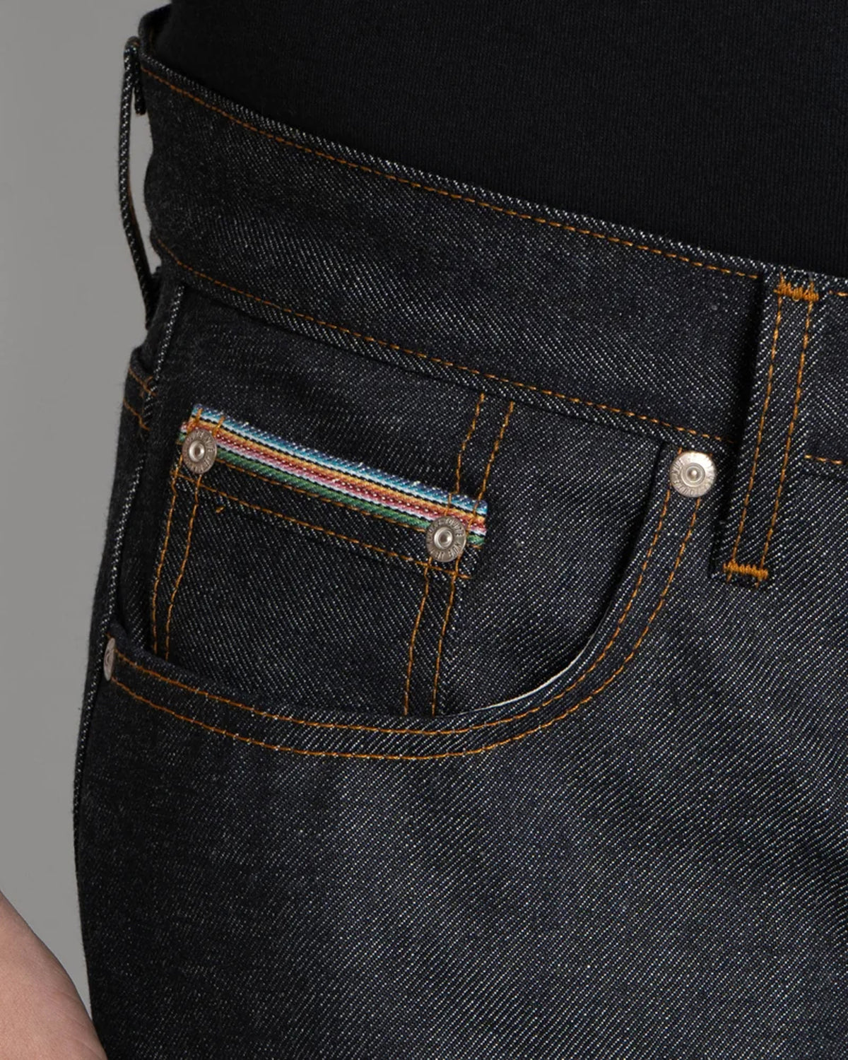 Naked & Famous Denim Easy Guy Relaxed Tapered Mens Jeans - Dia De Los Muertos Selvedge | Naked & Famous Denim Jeans | Jeanstore
