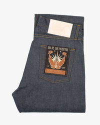 Naked & Famous Denim True Guy Regular Straight Mens Jeans - Dia De Los Muertos Selvedge