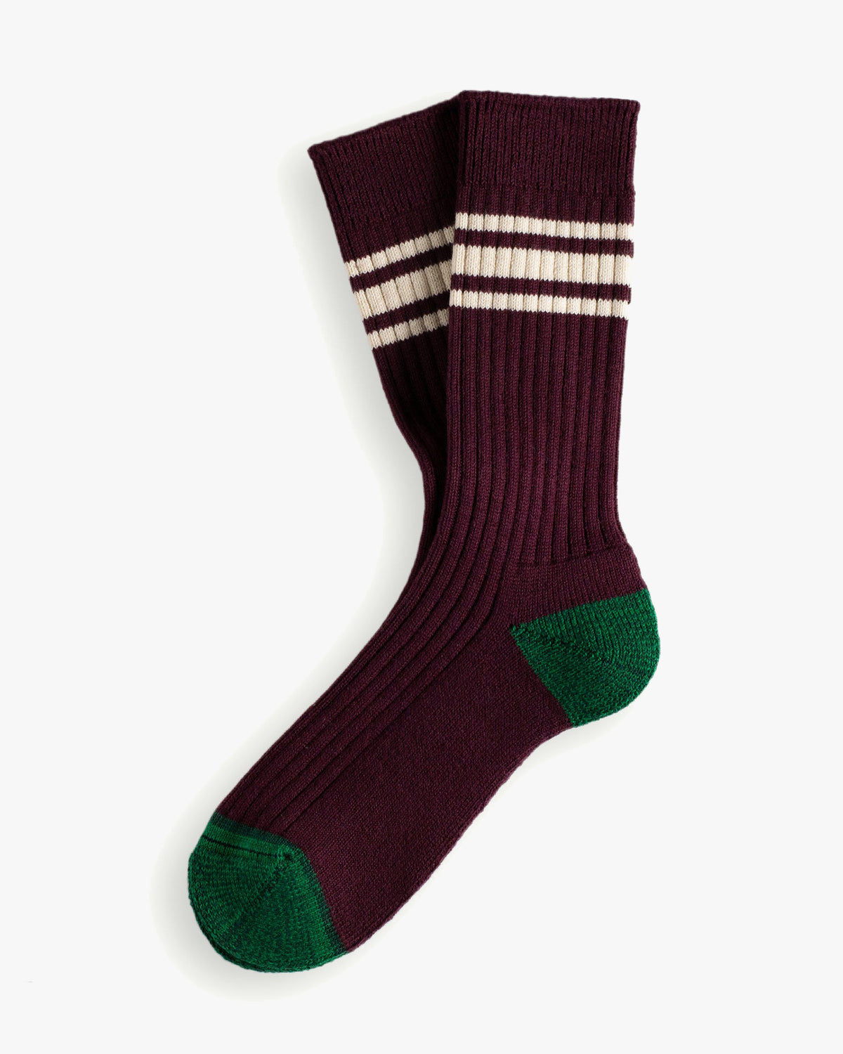 Thunders Love Nautical Turn Socks - Beach Break Burgundy