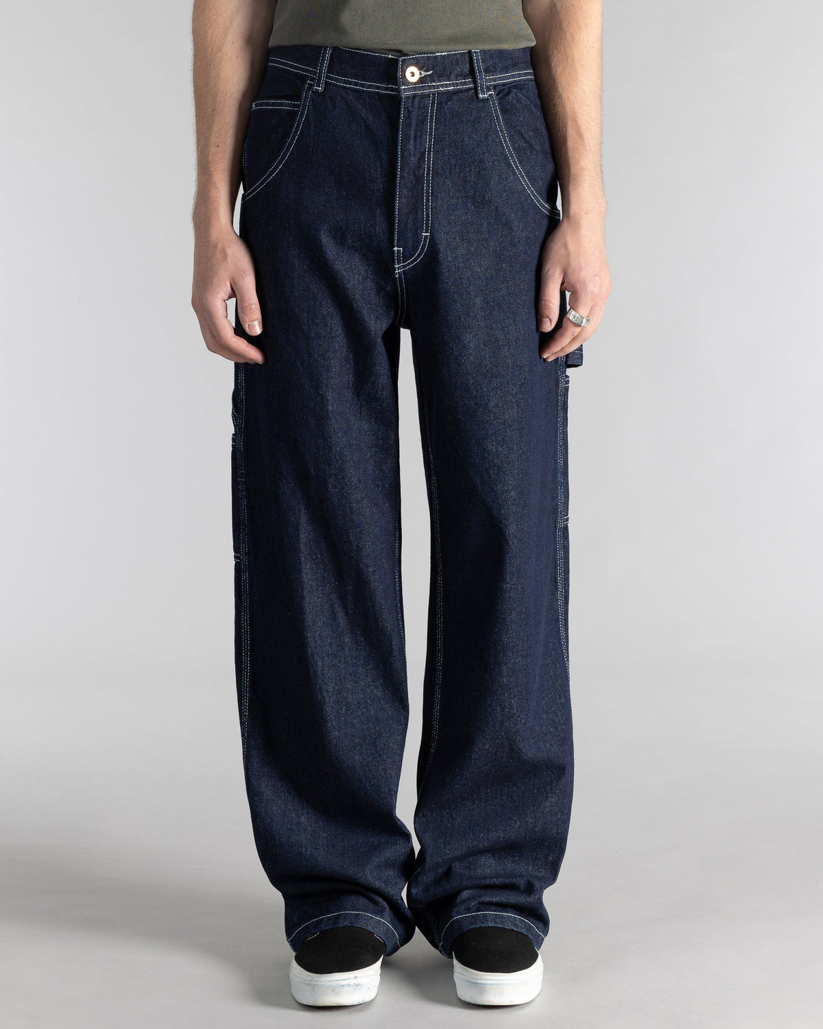 Stan Ray Big Job Painter Loose Fit Jeans - Single Rinse Denim