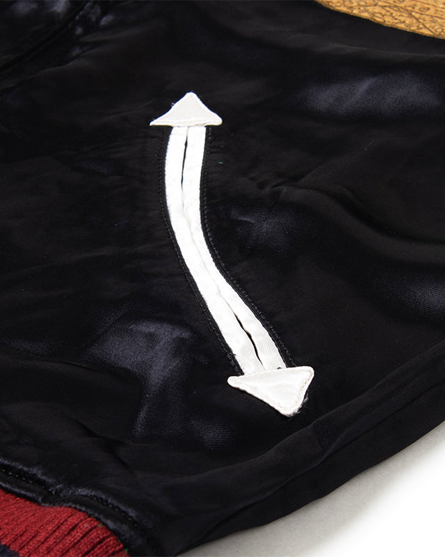 Studio D'Artisan BILLI-002 Reversible Billiken Sukajan Souvenir Jacket - Black / Green