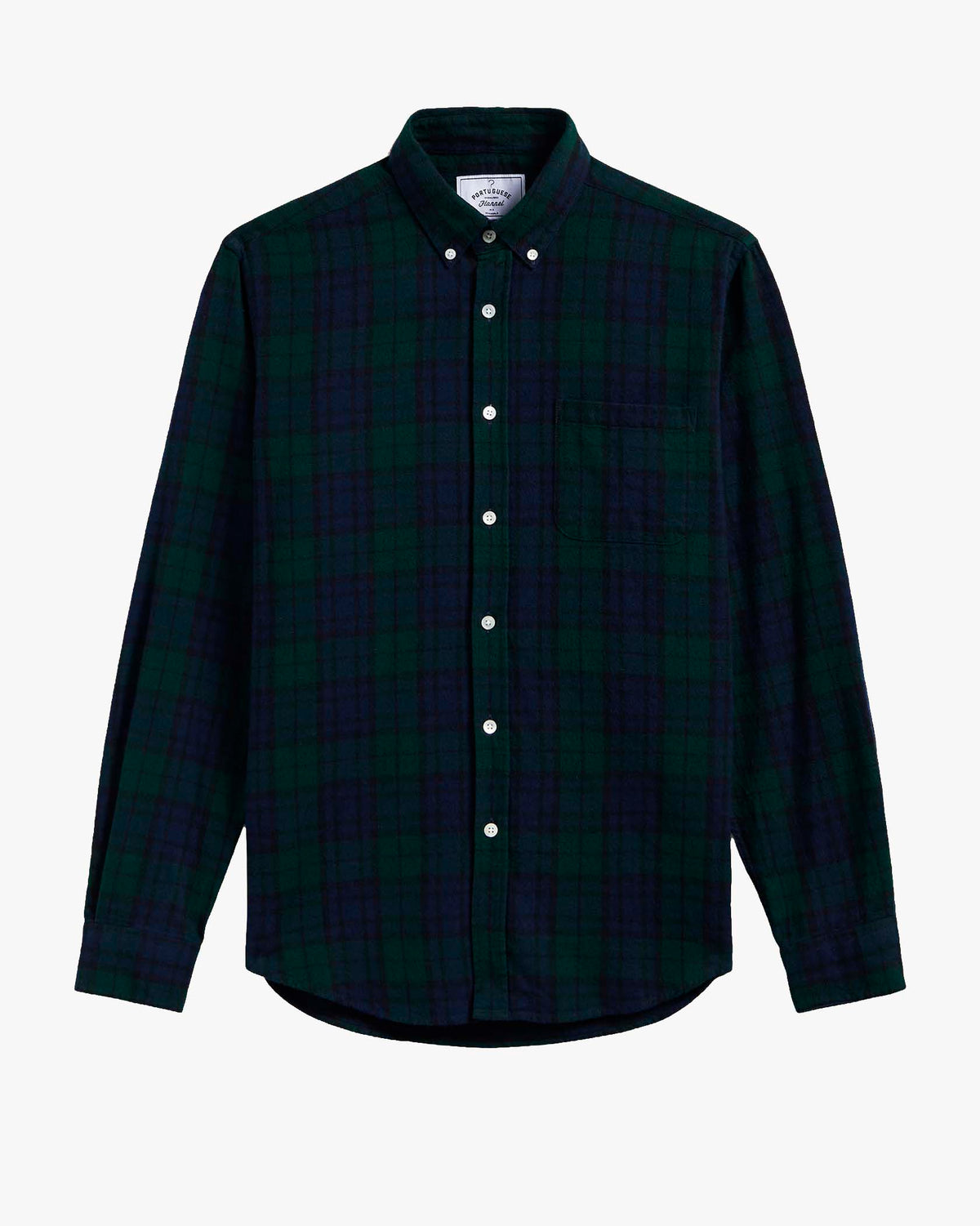 Portuguese Flannel Bonfim Shirt - Blue / Green