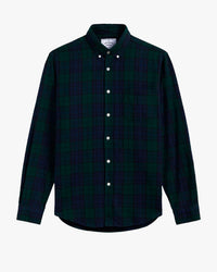 Portuguese Flannel Bonfim Shirt - Blue / Green