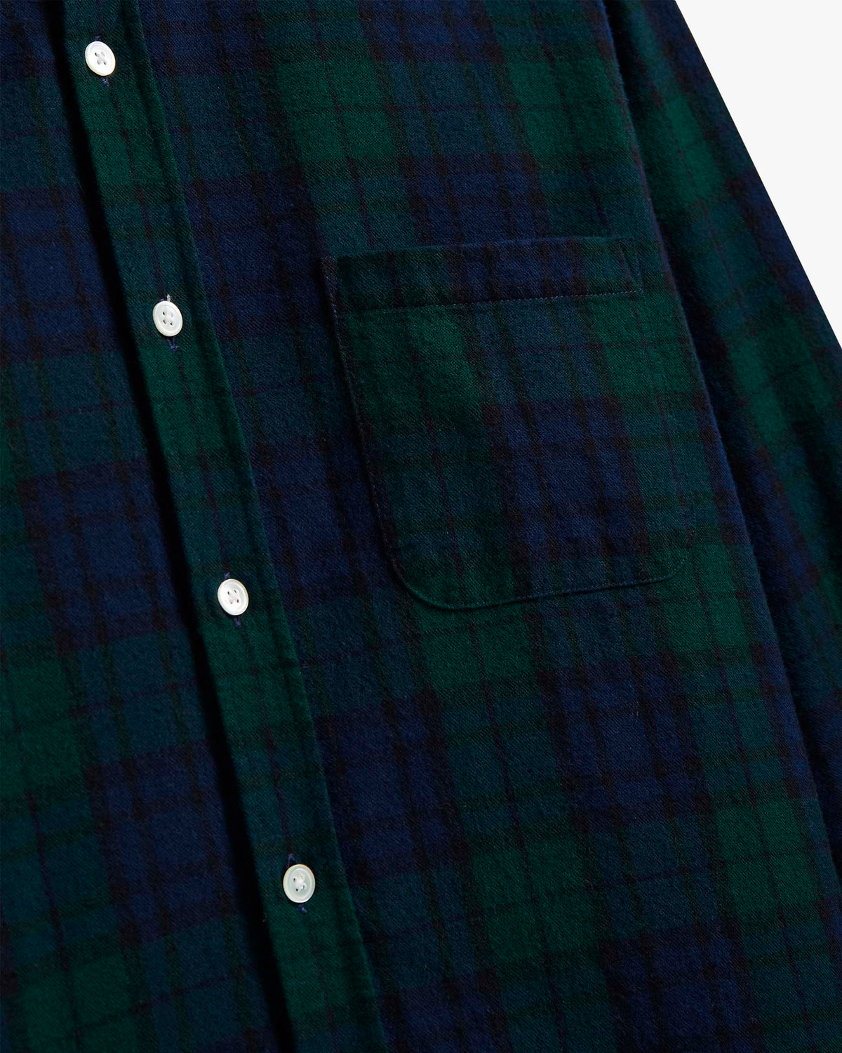 Portuguese Flannel Bonfim Shirt - Blue / Green