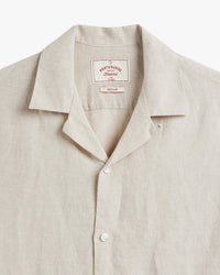 Portuguese Flannel Branch Embroidery Shirt - Ecru