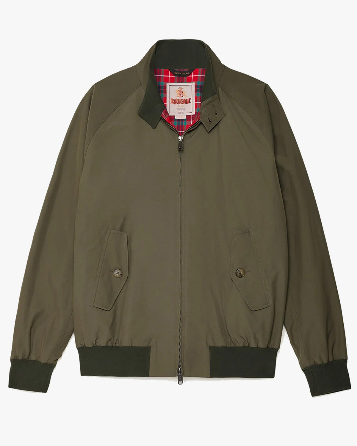 Baracuta G9 Classic Harrington Jacket - Army | Baracuta Jackets & Coats | JEANSTORE