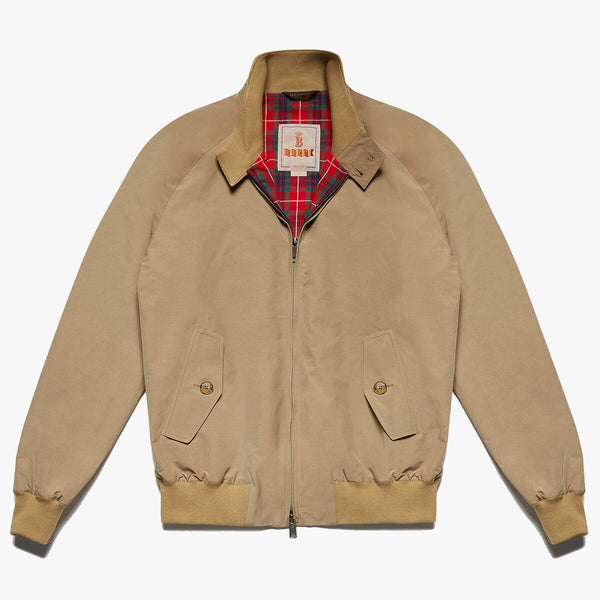 Baracuta G9 Classic Harrington Jacket - Tan | Baracuta Jackets & Coats | JEANSTORE