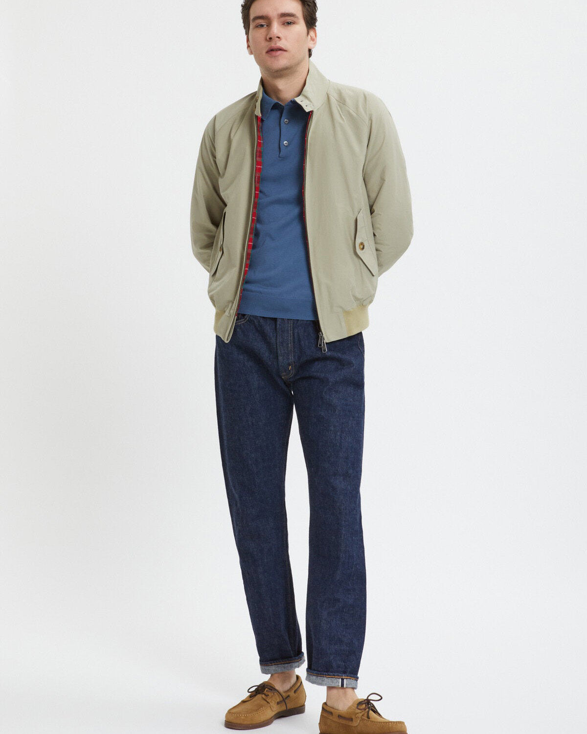 Baracuta G9 Classic Harrington Jacket - Natural | Baracuta Jackets & Coats | JEANSTORE