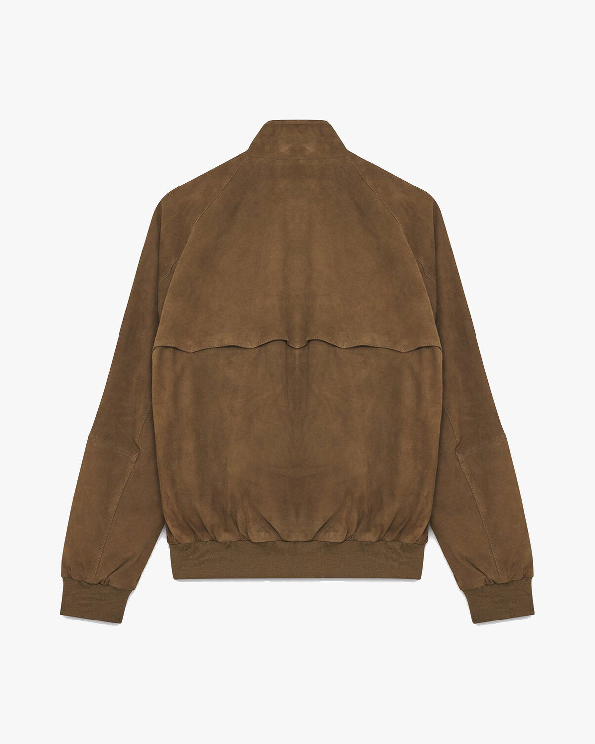 Baracuta G9 Suede Harrington Jacket - Dark Olive | Baracuta Jackets & Coats | JEANSTORE
